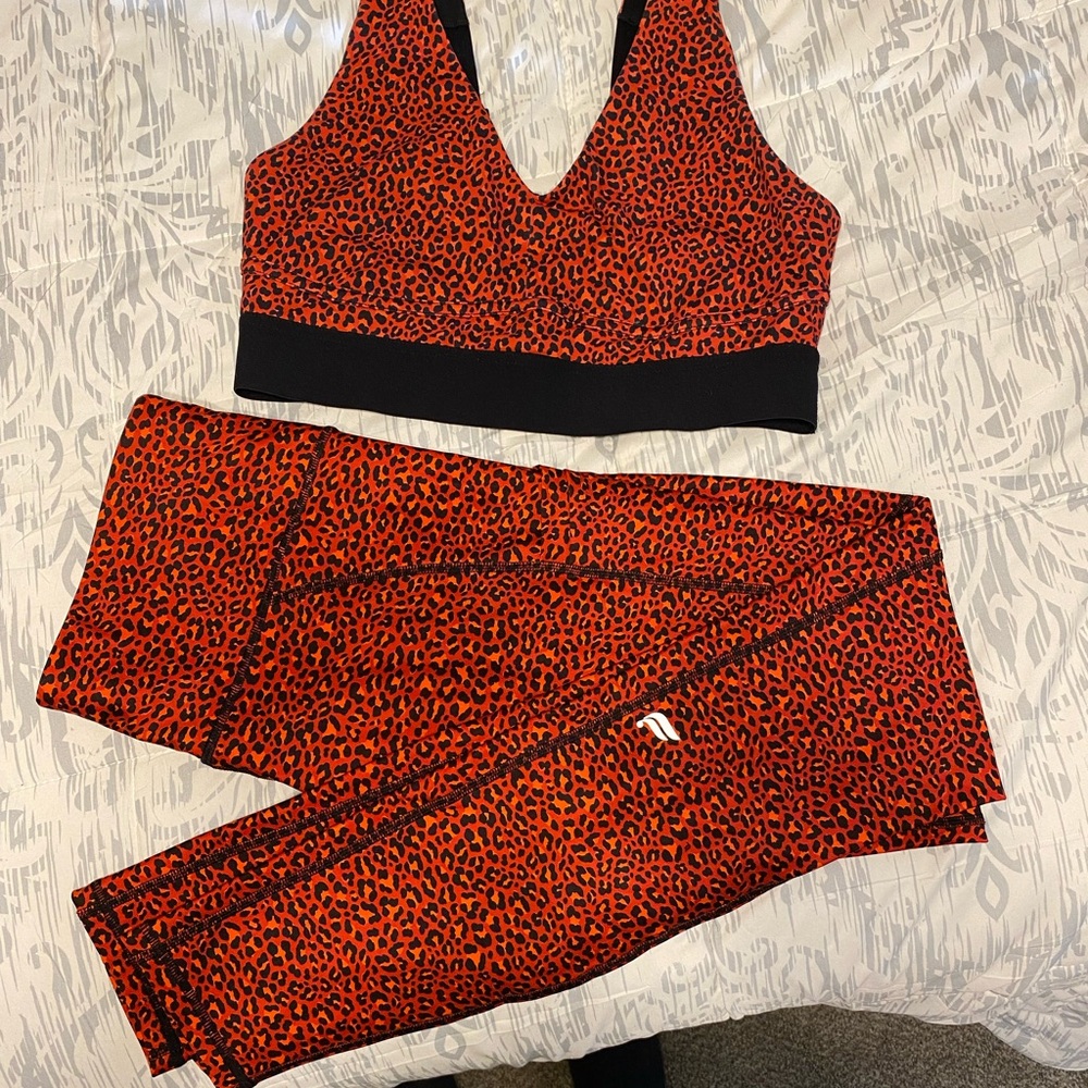 Fabletics Sports Bra and Leggings Set